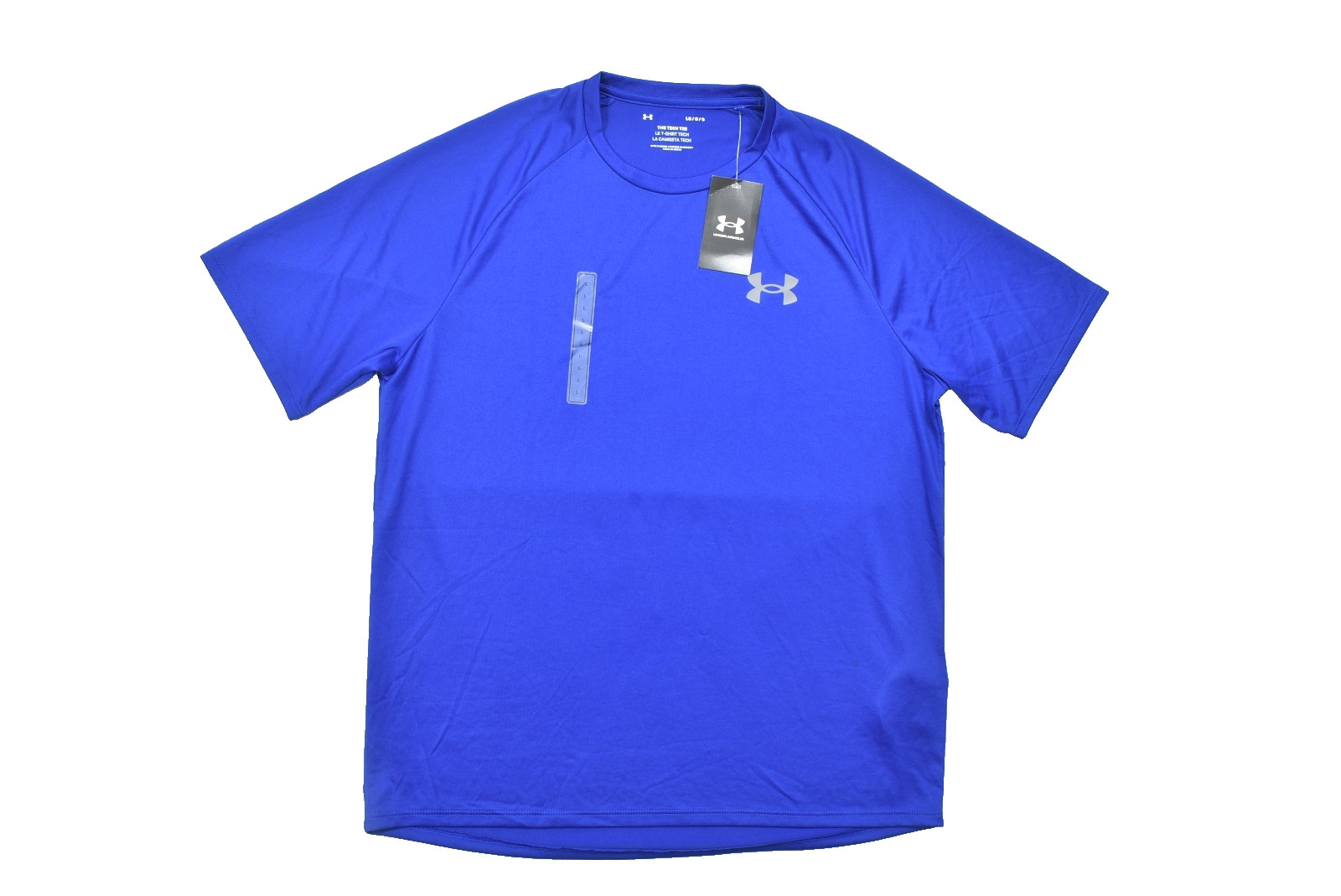 NEW Under Armour UA Tech 2.0 Short Sleeve Tee Royal Blue Athletic Size L