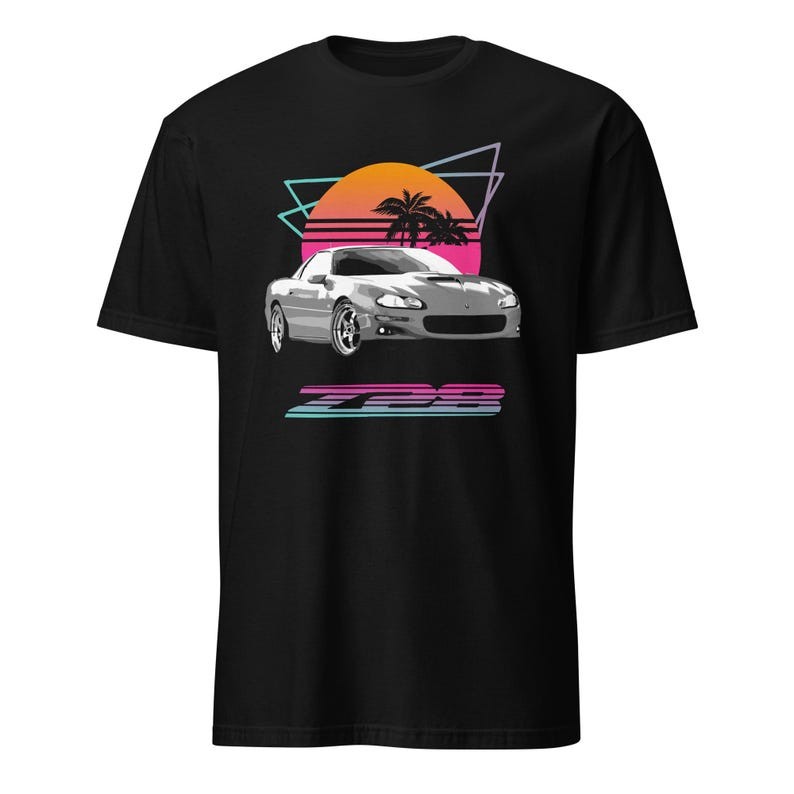 Camaro Z28 4th Gen Retro Classic Muscle Car Chevy Enthusiast Gift Tee