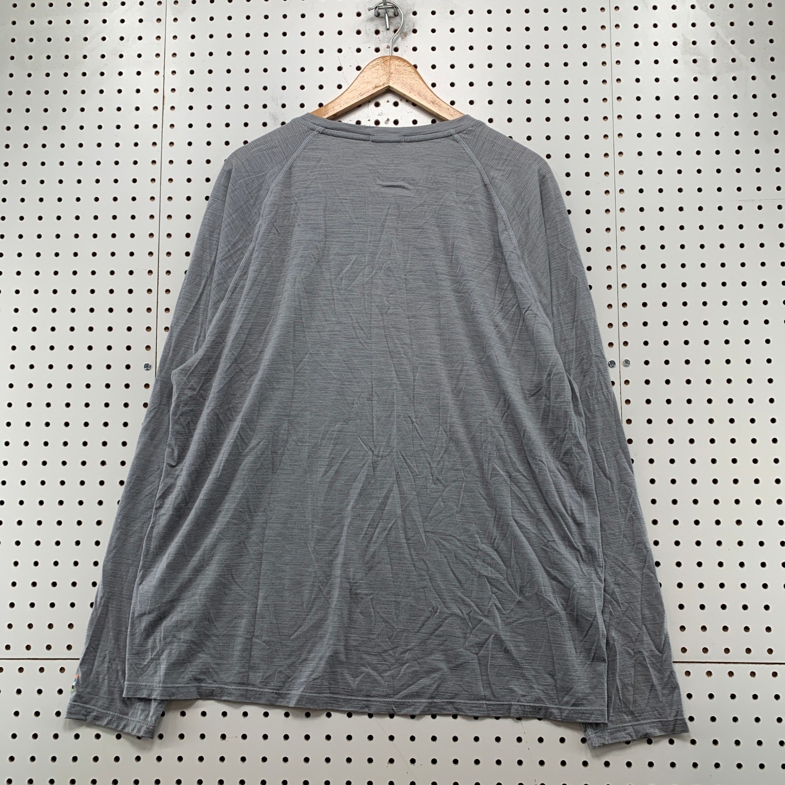 Smartwool T Shirt Mens XXL Grey Long Sleeve Base Layer Raglan Performance Top