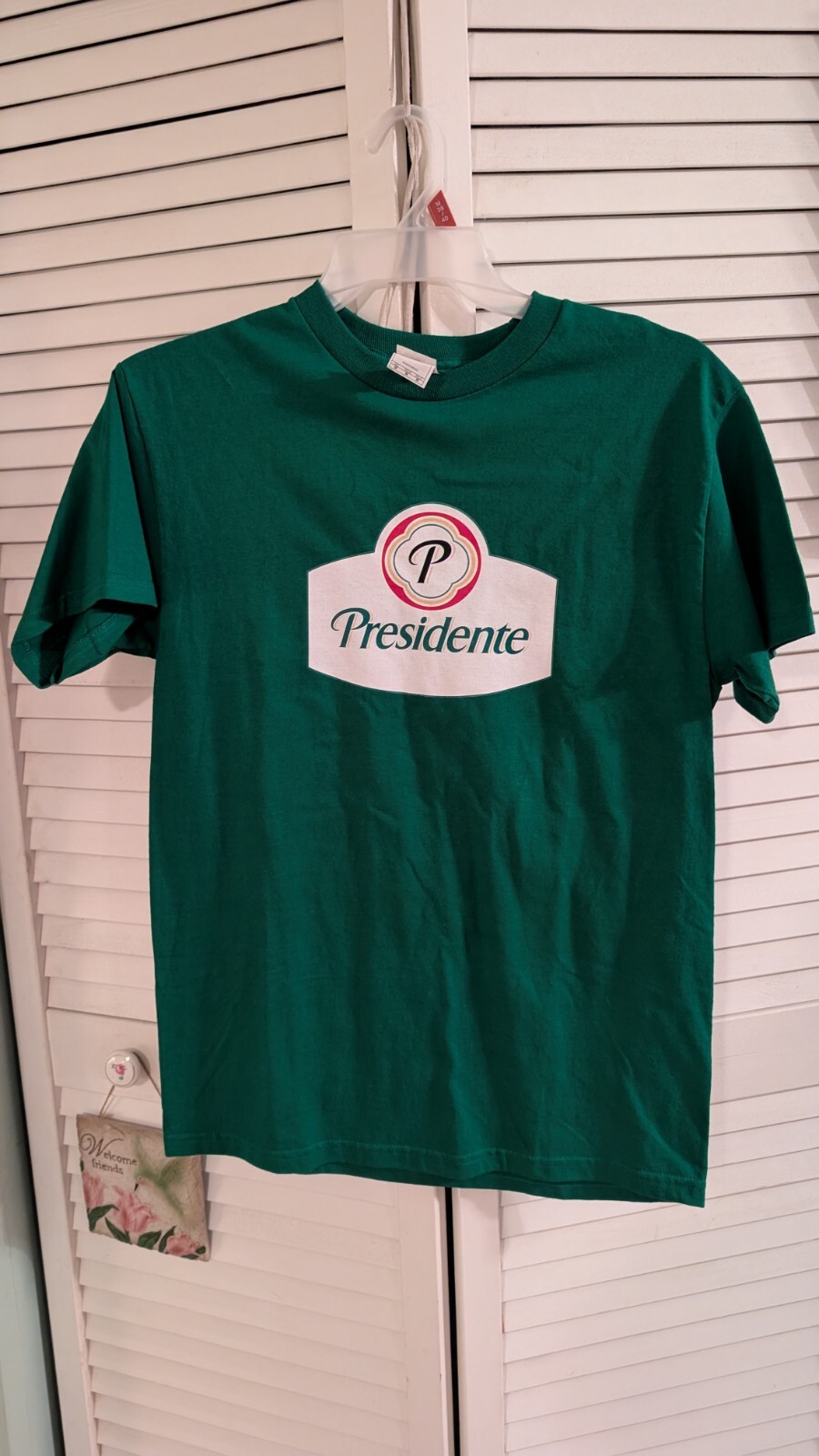 Presidente Caribbean Beer Shirt Green Size Medium 20-in Chest By 29.5 In Length