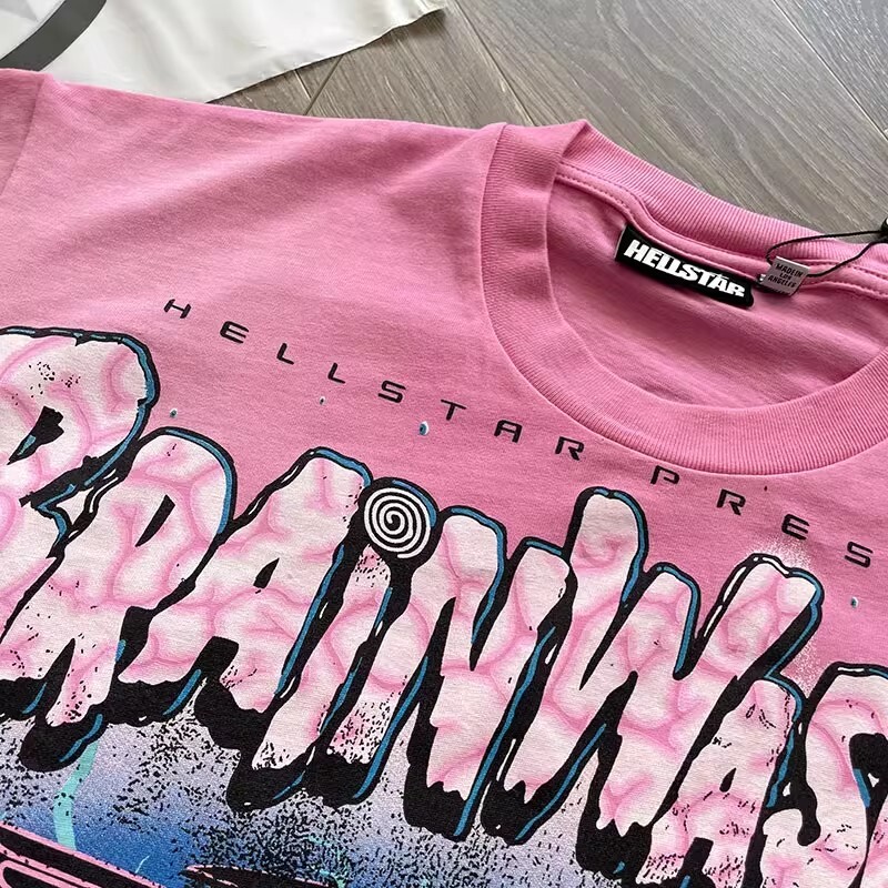 Hell Brainwashed star World Tour tee High Street Cotton Short sleeved T-shirt