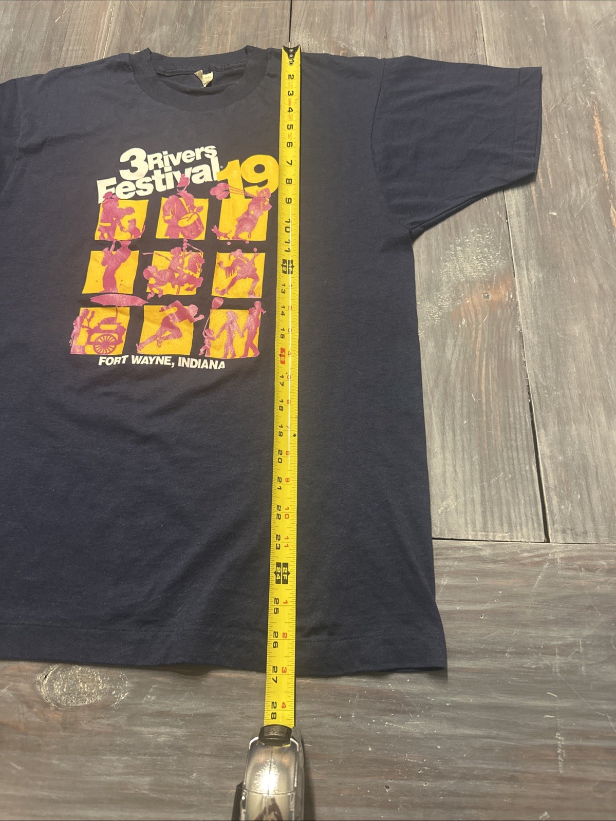 VTG 19th 3 Rivers Festival Fort Wayne IN 80’s Shirt L Single Stitch Made In USA