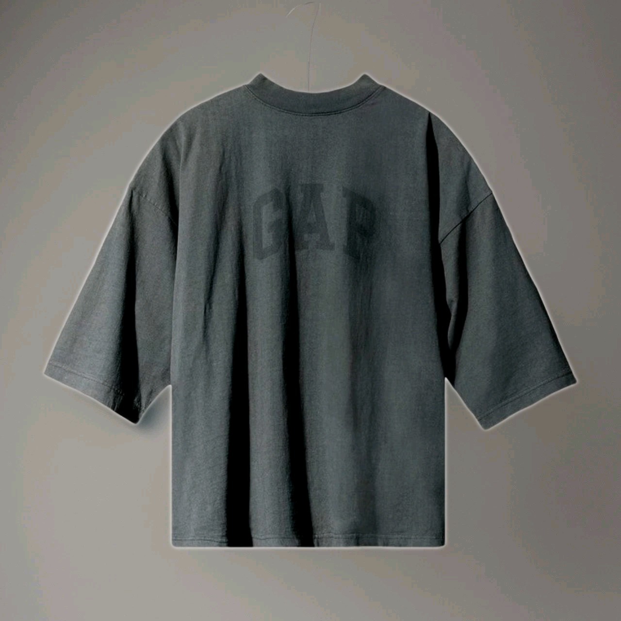Yeezy x Gap Engineered by Balenciaga 3/4 Sleeve Tee Shirt • Small • Black