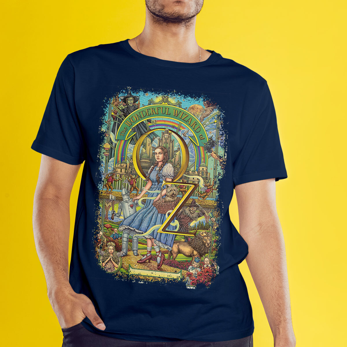 The Wizard of Oz (1939) Movie Poster Inspired T-Shirt Retro 30s Tee Unisex