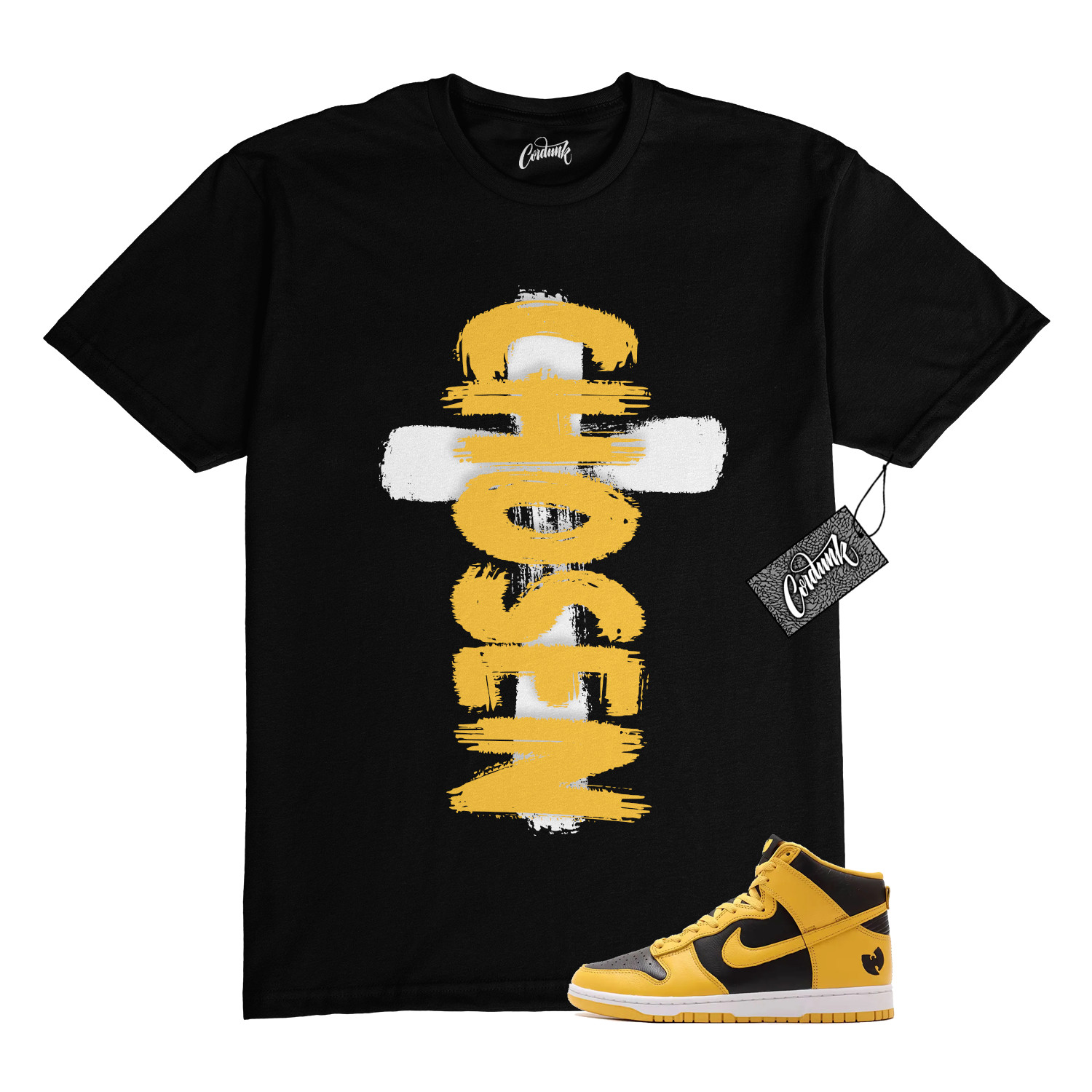 Dunk Tang Pollen Yellow Gold Black White High 2024 T Shirt to Match CHOSEN