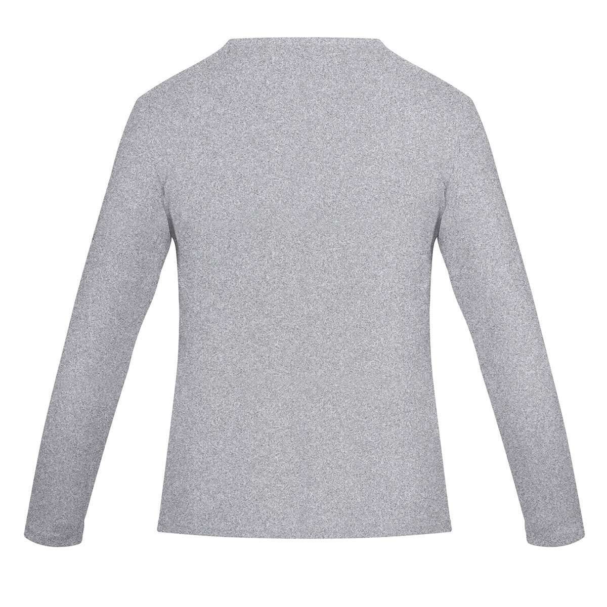 Men Casual Long Sleeve Basic T-shirt Slim Thermal Undershirt Muscle Top Milksilk