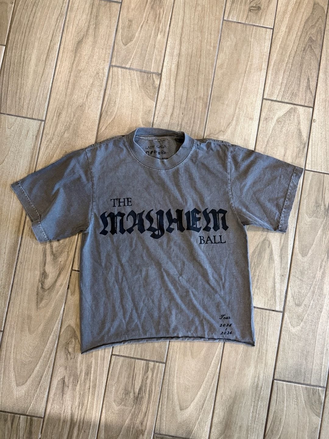 Lady Gaga The Mayhem Ball Tour 2025/2026 Mineral Wash T-Shirt