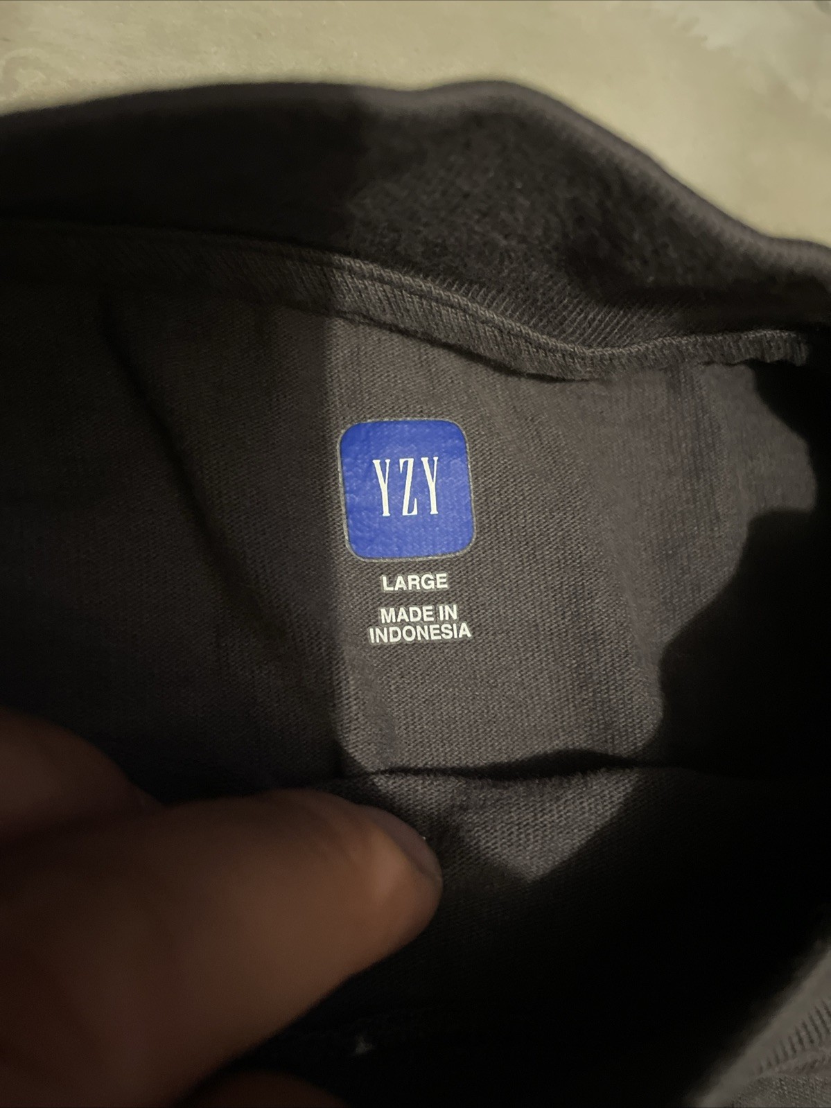 YZY Yeezy Gap Engineered By Balenciaga Oversized T-Shirt Grey SZ Large