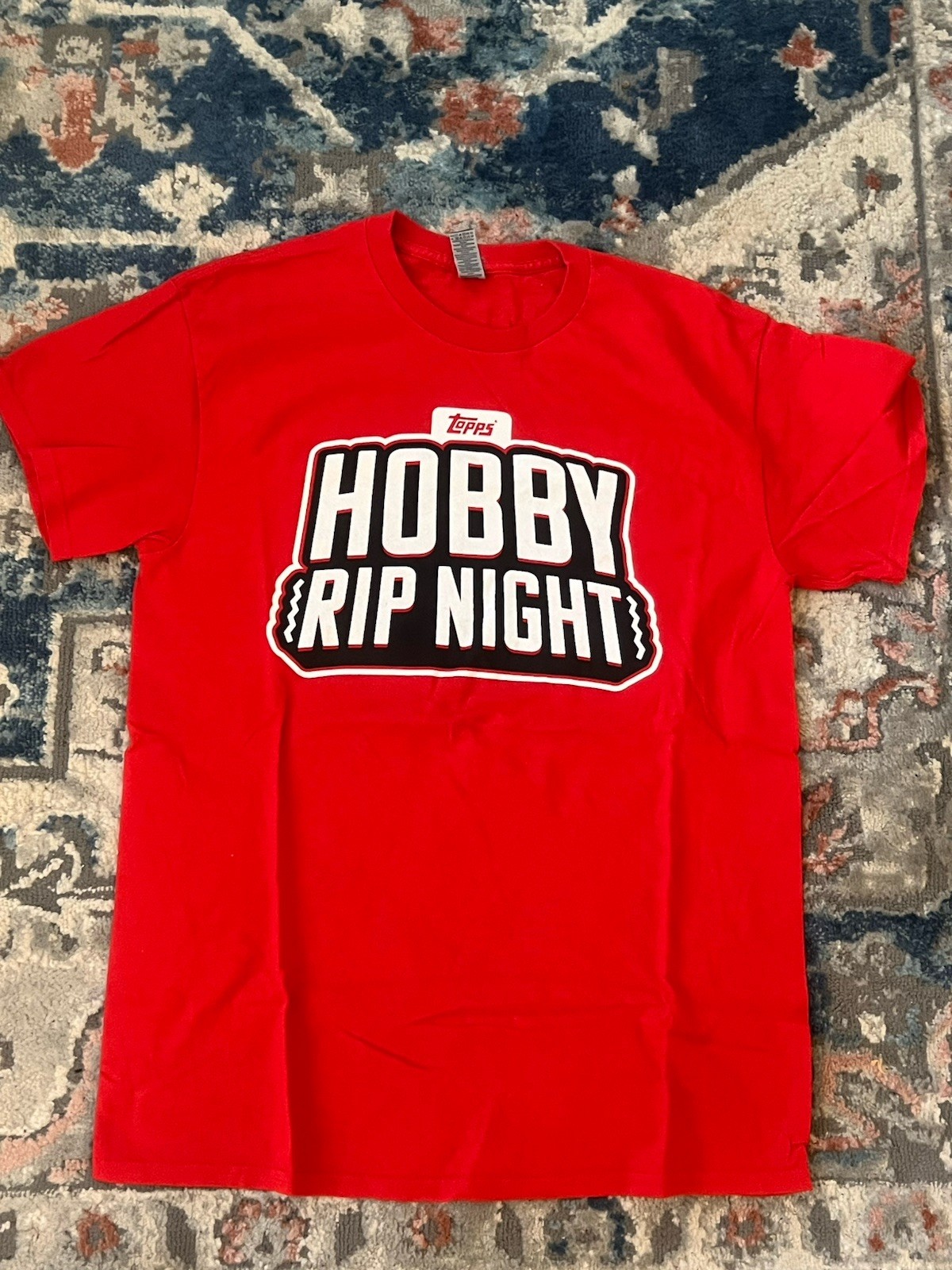 Topps Hobby Rip Night Red T Shirt Mn’s size Medium