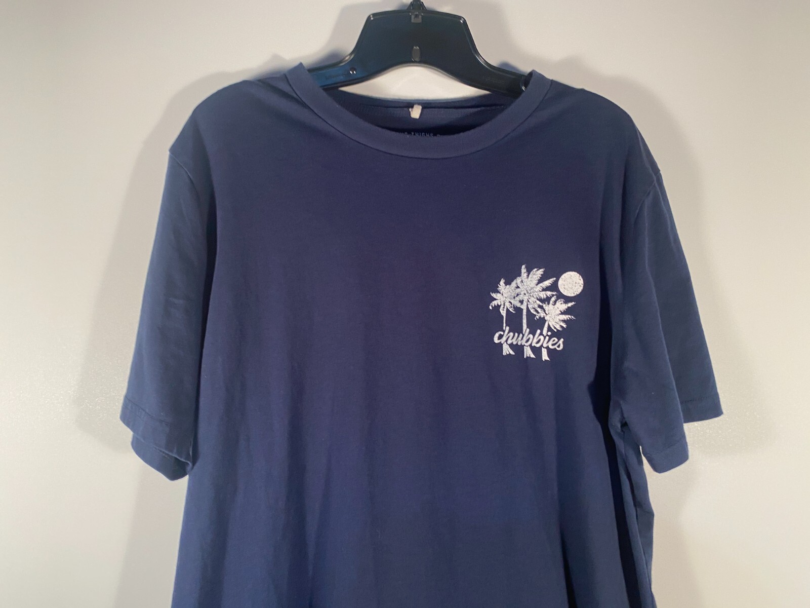 Chubbies “Welcome to the Weekend” Navy Short Sleeve T Shirt Men Size XL
