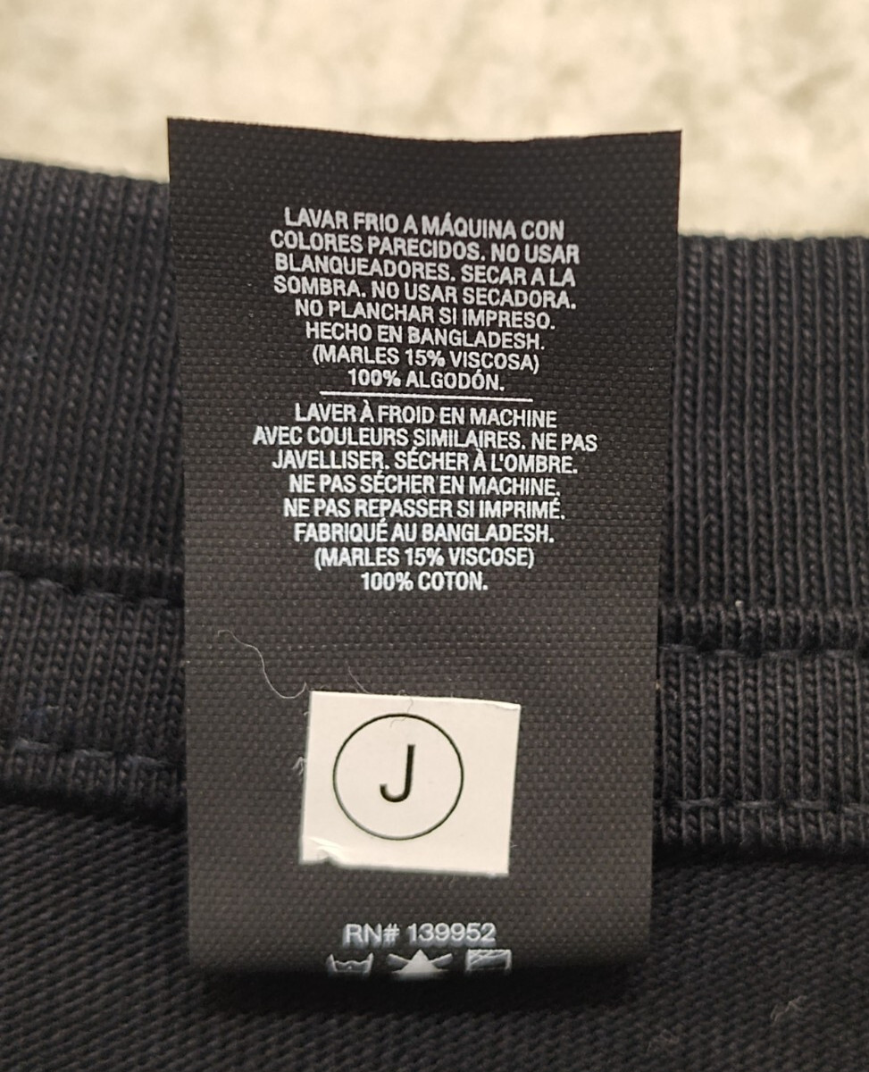 Ascolour Men Shirt Large Black Printed 100% Cotton Short Sleeve Classic Fit Tee