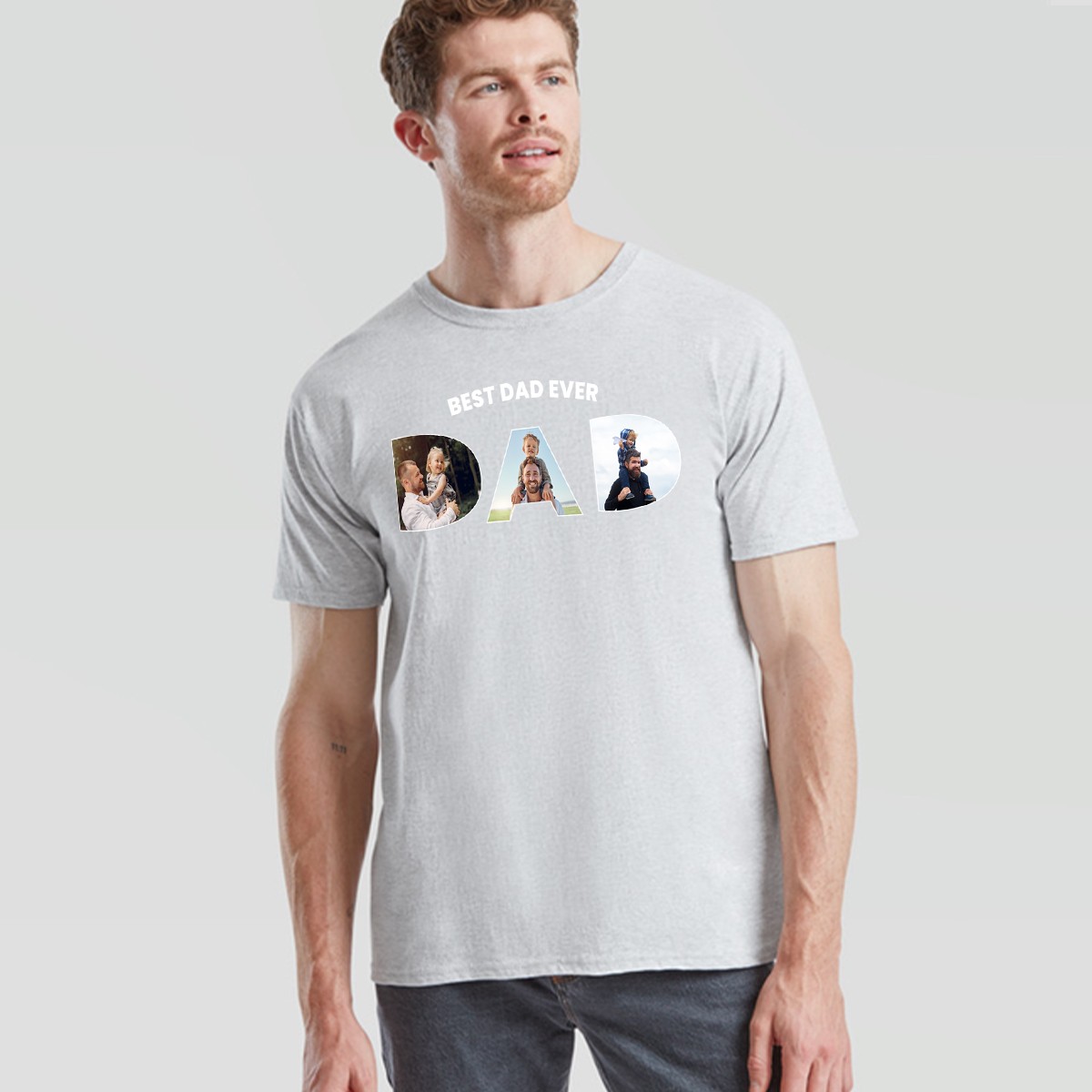 Personalised Unisex T Shirts Add Your Photo Text Ultra Soft Front & Back Print