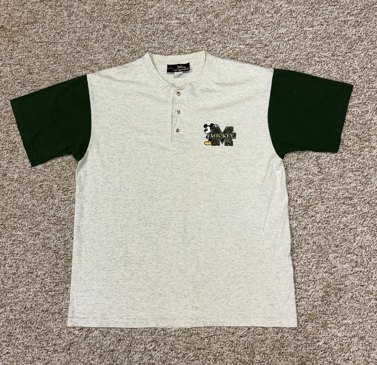 Vintage Disney Originals Shirt Mickey Embroidered Logo•Size N/A View Measurement
