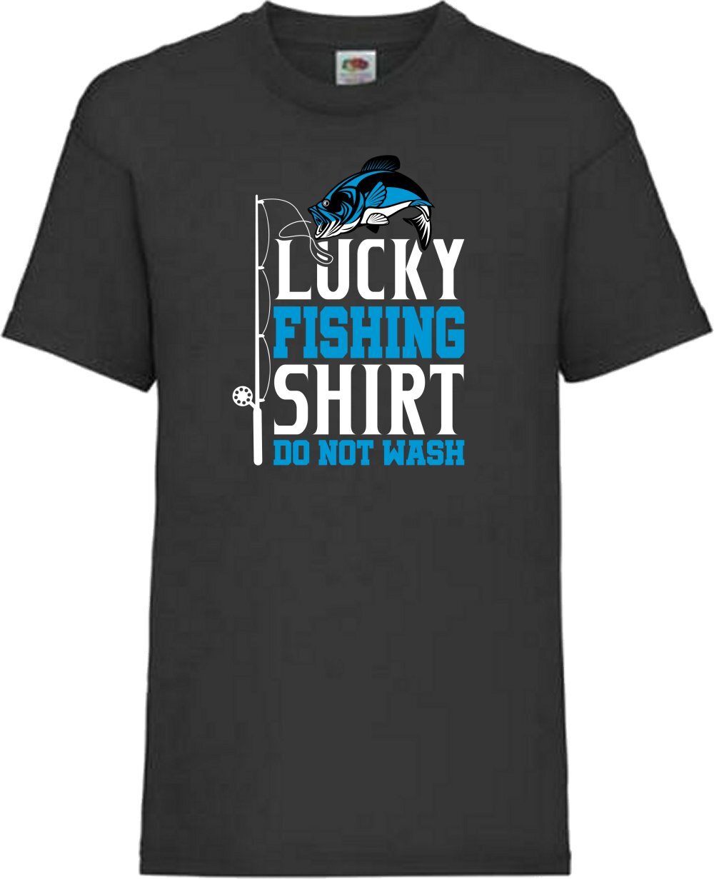 Lucky Fishing Shirt Do Not Wash Humour Novelty T Shirt Various Colours And Sizes