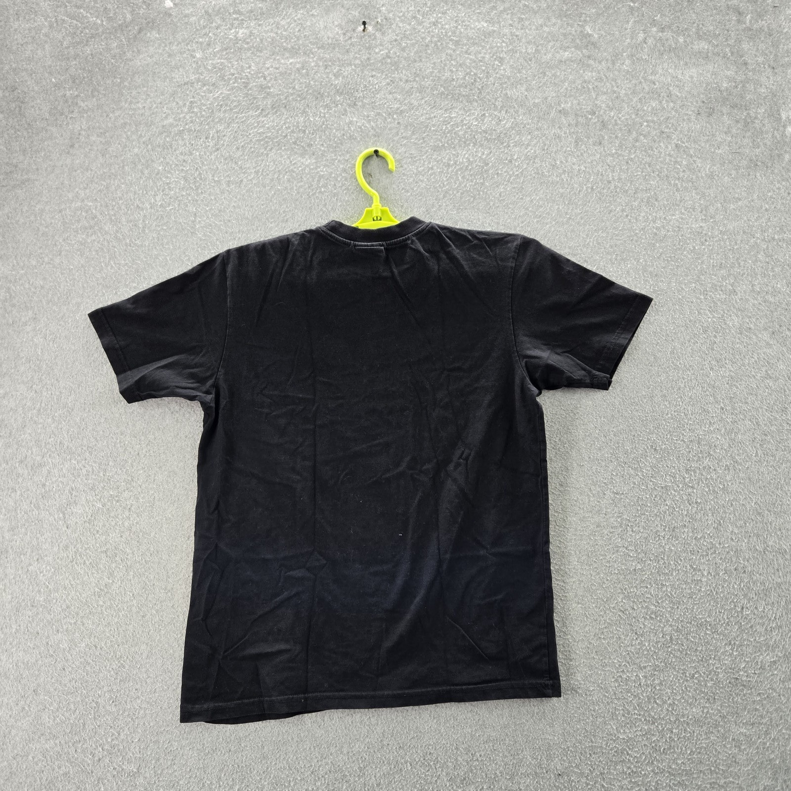 Teddy Fresh Men Shirt S Black Bear Logo Embroidered Short Sleeve
