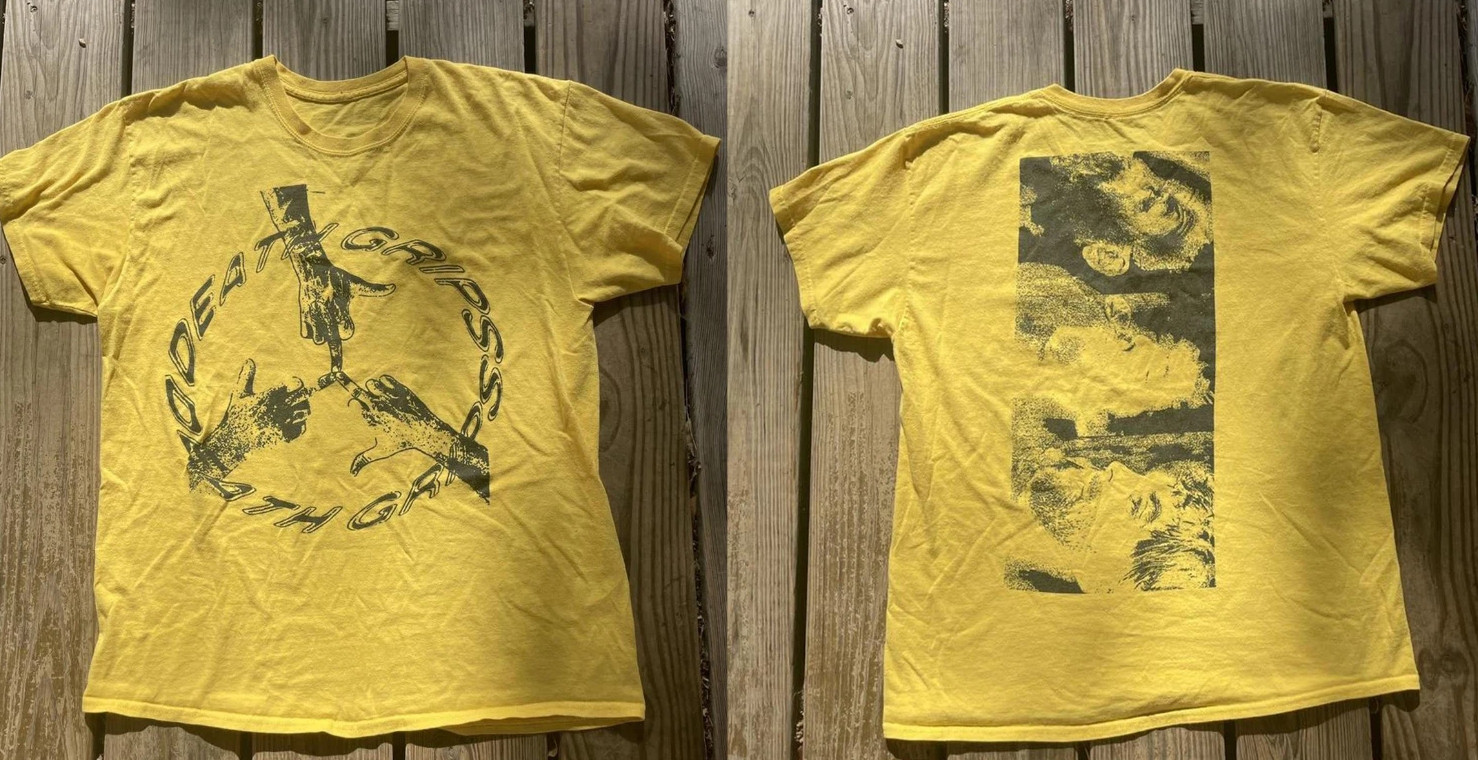Death Grips Band Yellow Double Sided Unisex Tee Cotton Shirt ZA624