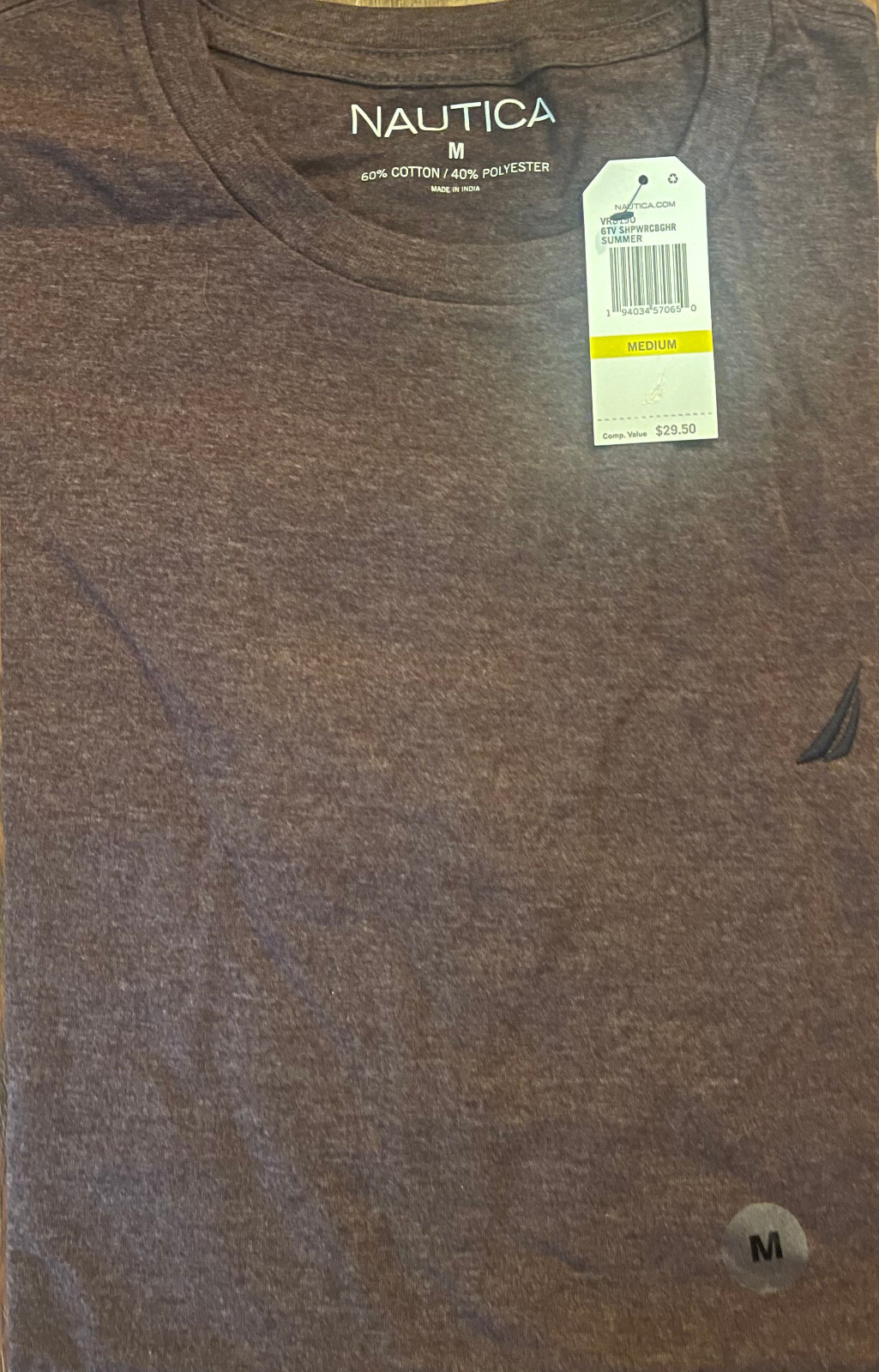 Nautica Men’s Short Sleeve Crew Neck Deck Tee T-Shirts Choice S M L XL XXL – NEW