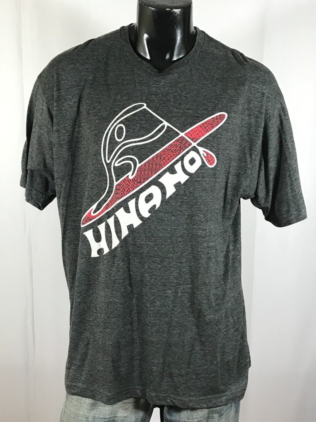 HINANO Tahiti SHIRT 2XL Dont Splash.. Paddle Gray 2-Sided RARE