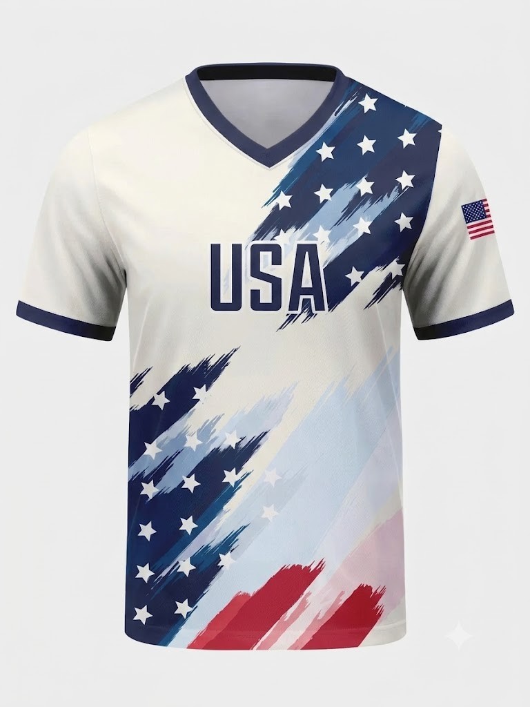 Custom USA Soccer Uniform Personalized Football Jersey Name Number Gift