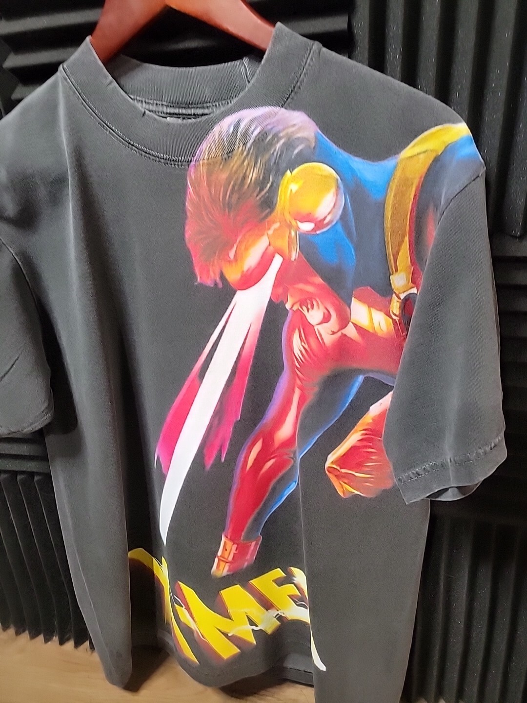 CYCLOPS ON A SHAKA HEAVYWEIGHT GARMET DYED T SHIRT “MODERN”