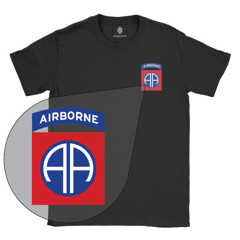 82nd Airborne Army Triblend T-Shirt. Free 3″ decal included.