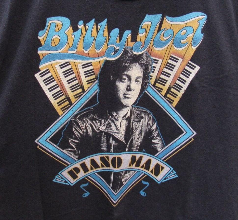 Billy Joel Medium Black “Piano Man” Singer Songwriter Pianist