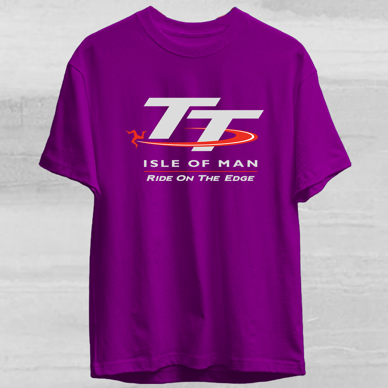 New Isle Of Man TT Racing Logo Shirt Unisex Size S-5XL Tee