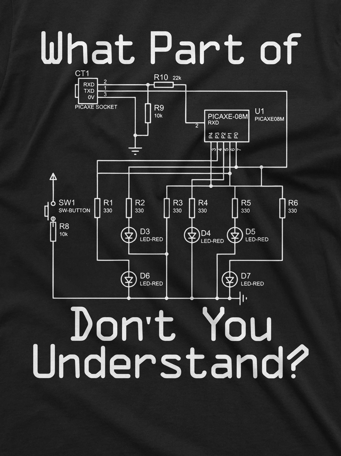 Men’s Funny Electrician T-shirt electrical diagram shirt fathers day gift