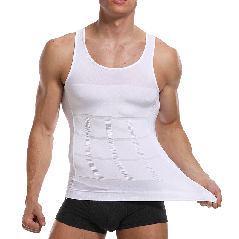 Shaperluv For Men Body Shaper Vest Compression Shirt Tank Fajas camisa de hombre