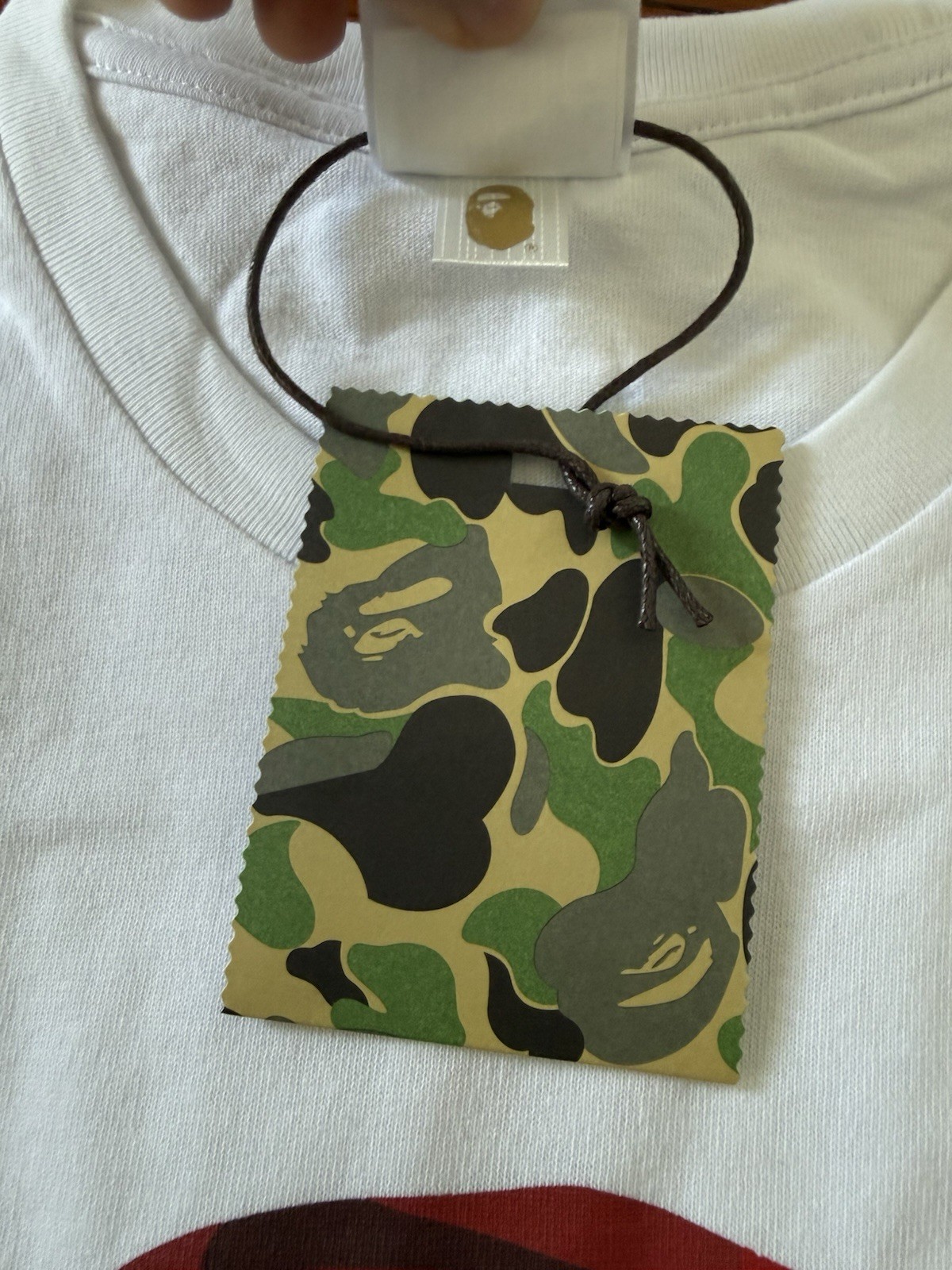 A Bathing Ape BAPE By Bathing Ape Ape Head Logo Graphic Tee White XL