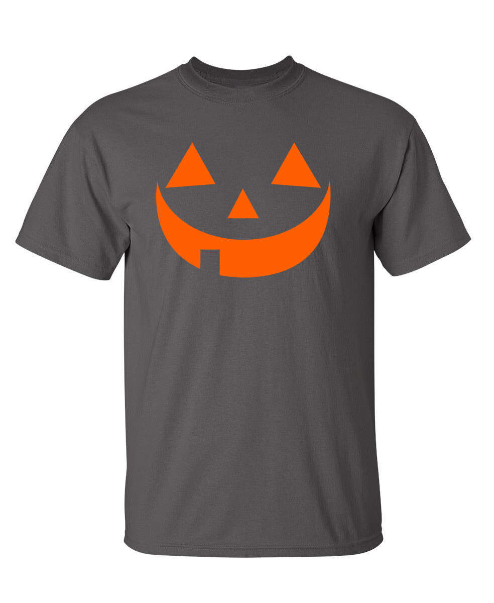 Halloween Face Sarcastic Humor Graphic Super Soft Ring Spun Funny T Shirt