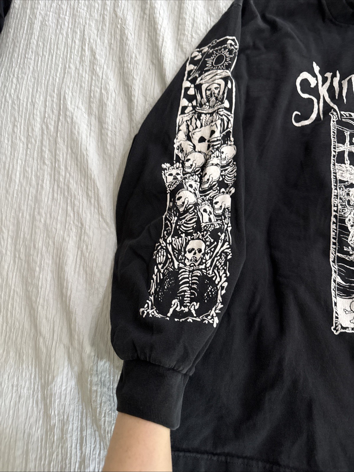 HTF Skinny Puppy Down The Socio Path Tour 2015 Shirt Long Sleeve Mens L RARE