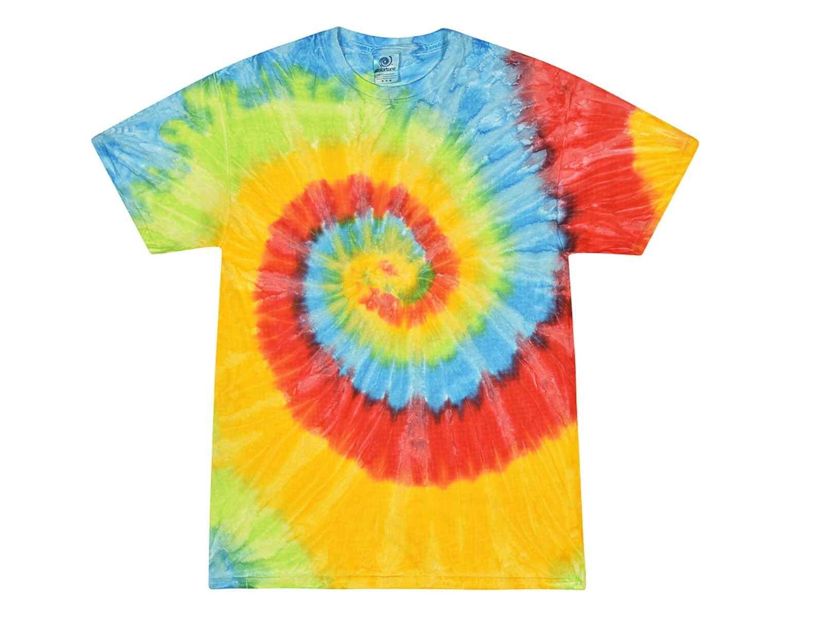 Multi-Color Handmade Tie Dye T-Shirts Kids & Adult 100% Cotton Colortone