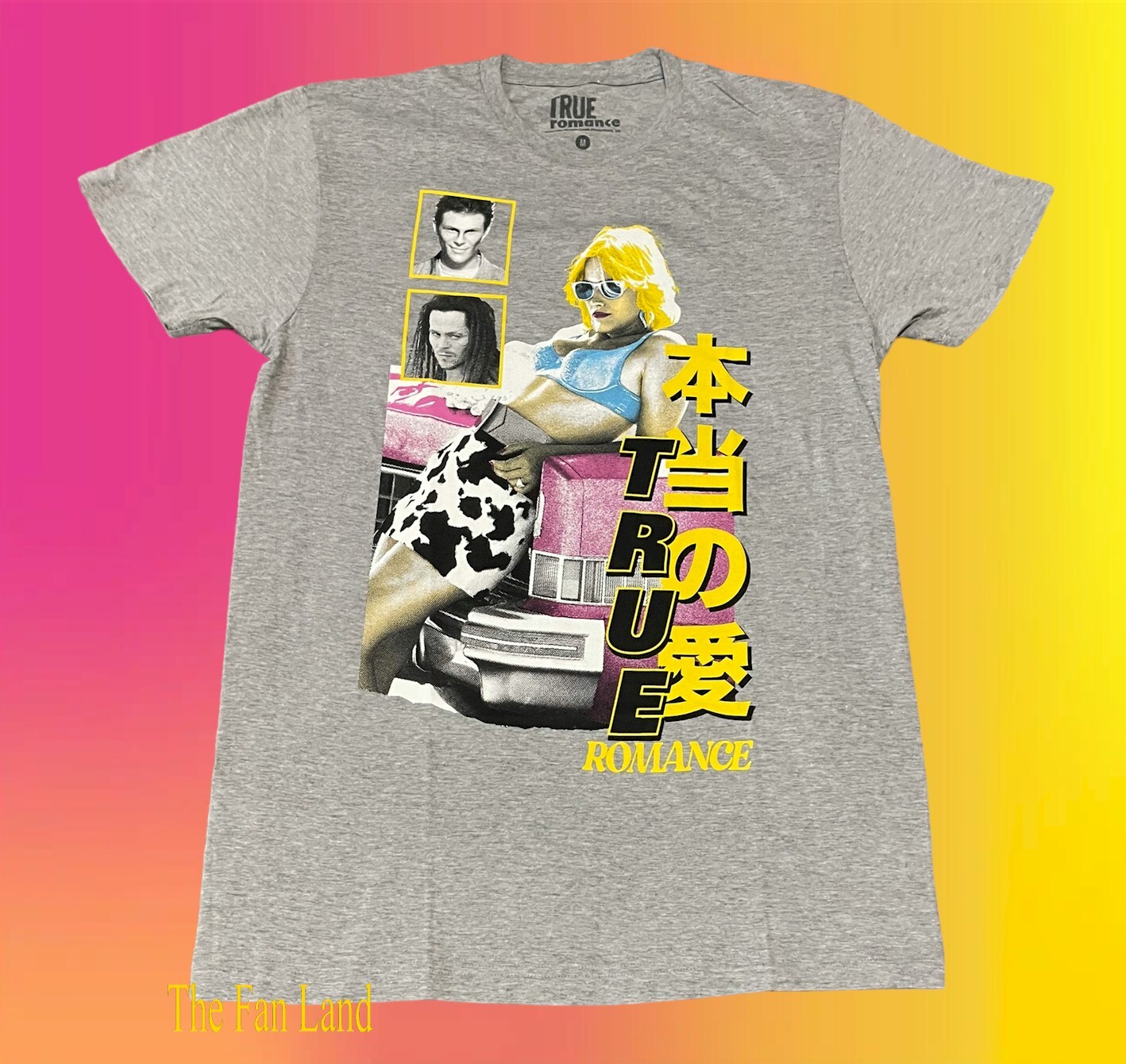 New True Romance Kanji Clarance Alabama Drexl Mens Vintage Classic T-Shirt