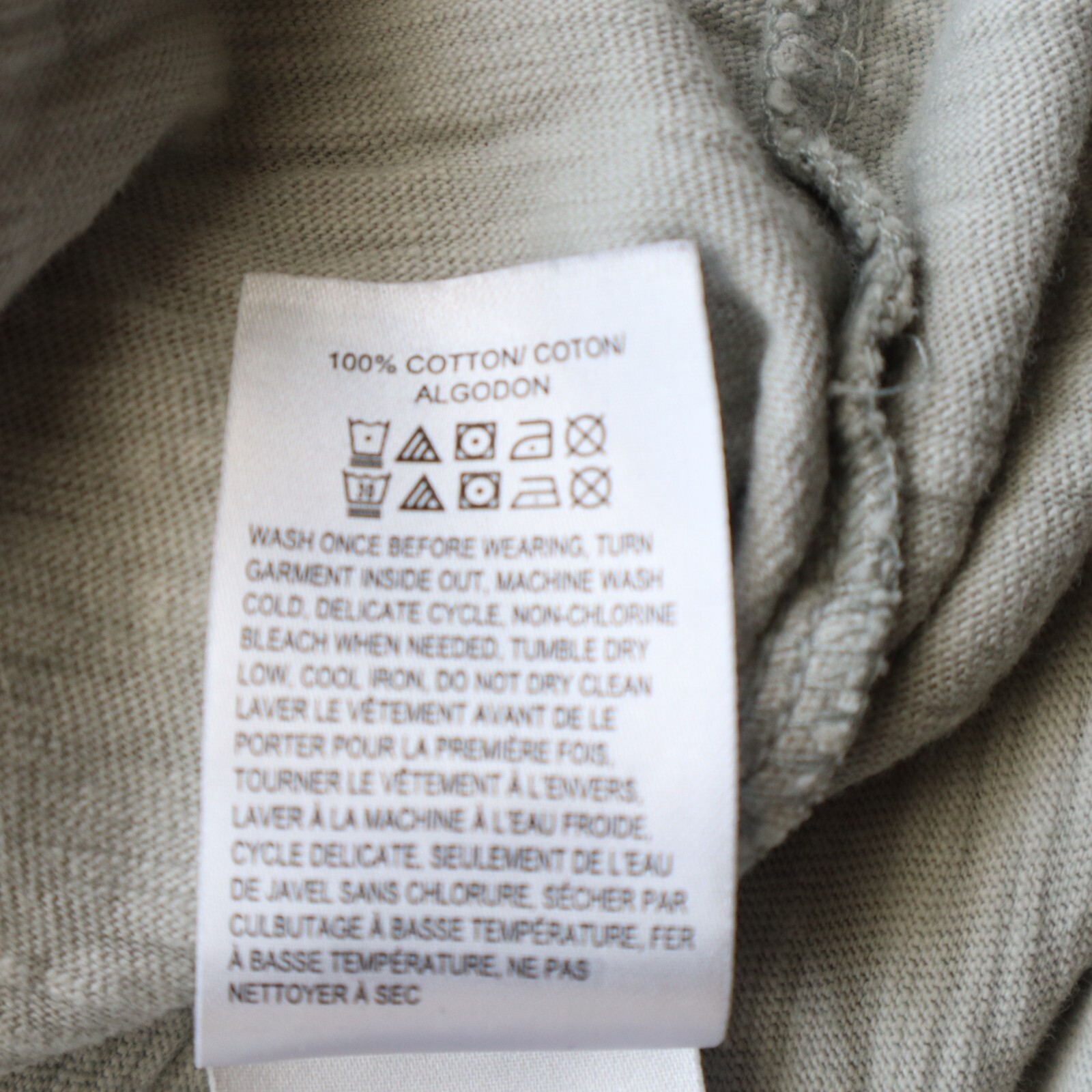 Lucky Brand Henley T-Shirt Mens XL Outdoor Casual Knit Cotton Gray Short Sleeve