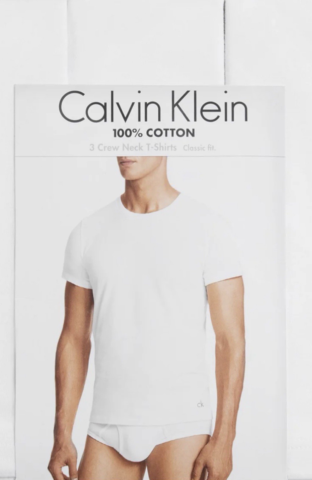 Calvin Klein 3 Pack White Tshirts