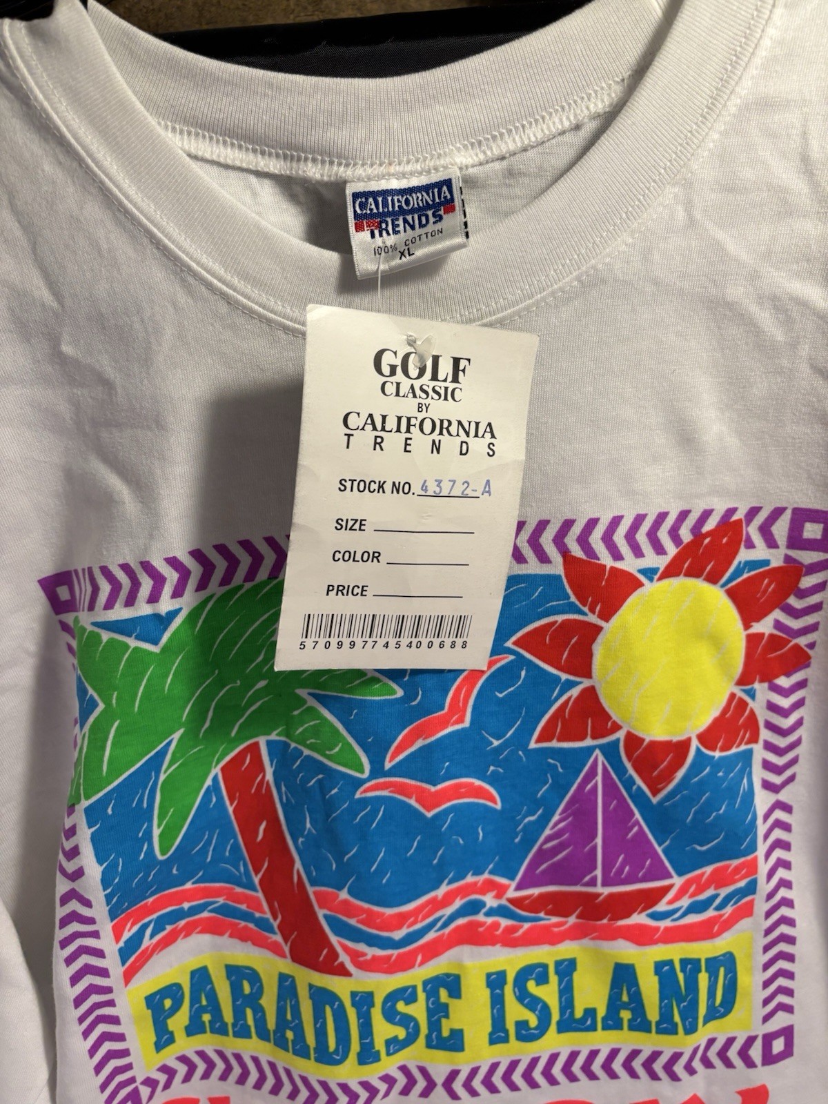 Vintage Paradise Island Subic Bay Philippines T-Shirt California Trends XL