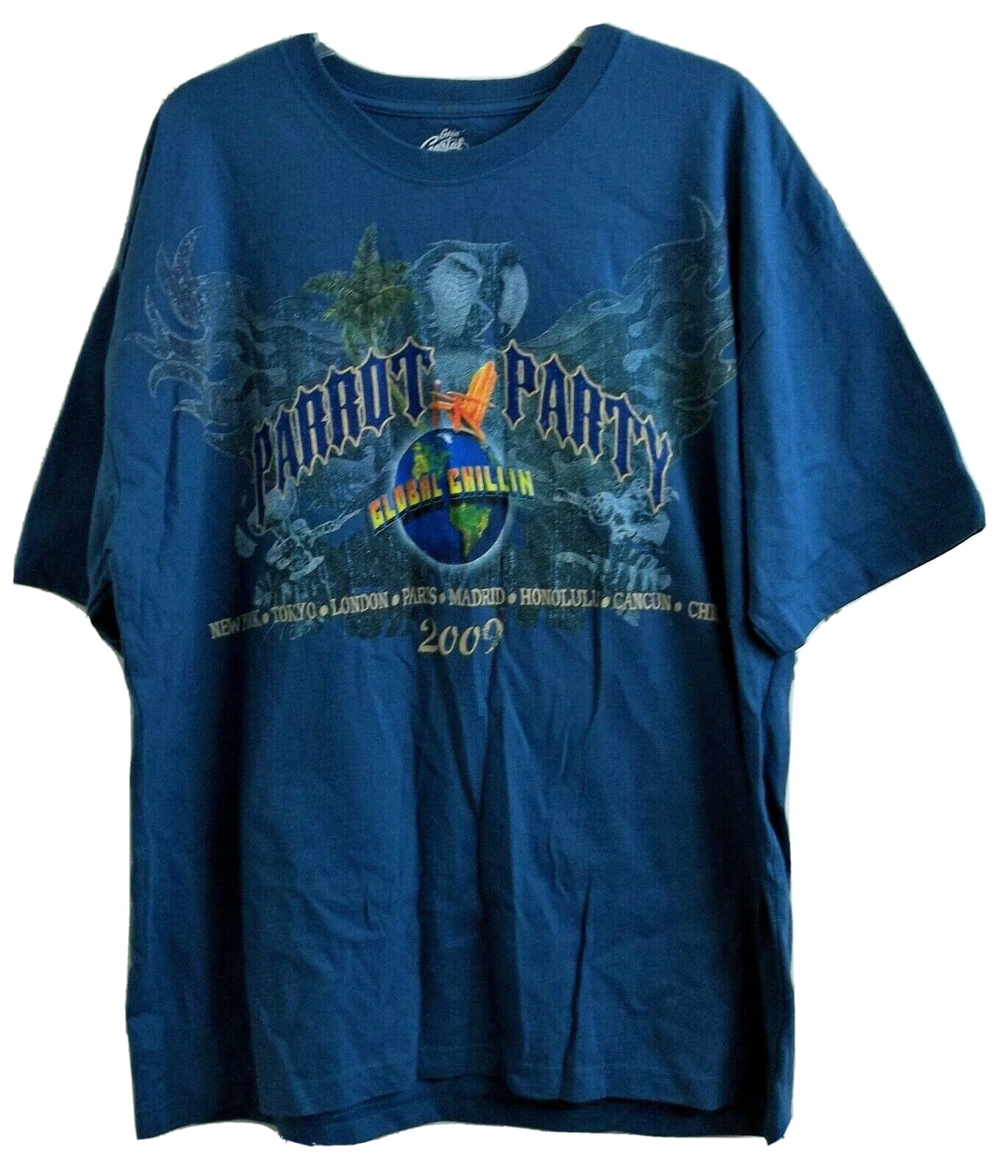 Parrot Party 2009 T-Shirt Adult XL X-Large Global Chillin! – See Description