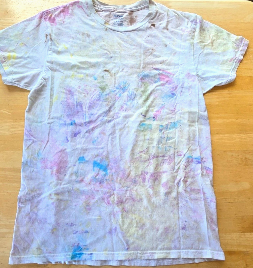 Gildan M 100% Cotton Tie-Dye Pull-on Short Sleeve T-Shirt