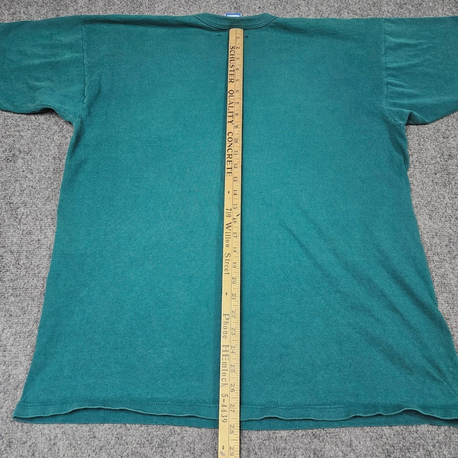Vintage Champion TShirt Mens XXL Green 90s Made in USA Solid Sportswear Basics