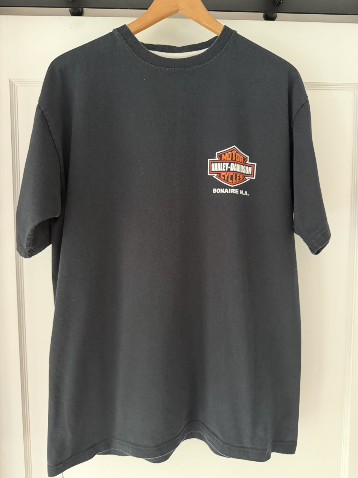 Harley Davidson Bonaire N.A. T-shirt – Men’s Size L – Made In USA 🇺🇸