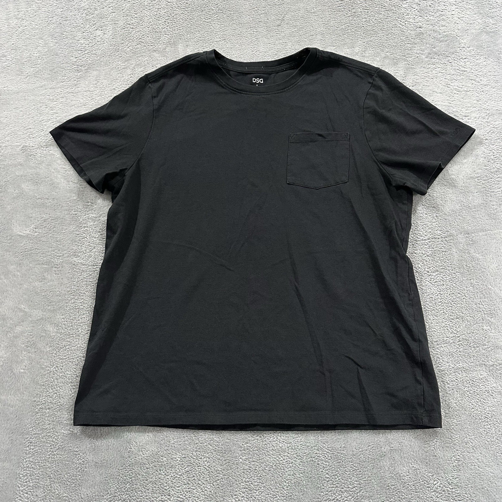 DSG Performance T-Shirt Men’s L Black Moisture Wicking Gym Technical Sport