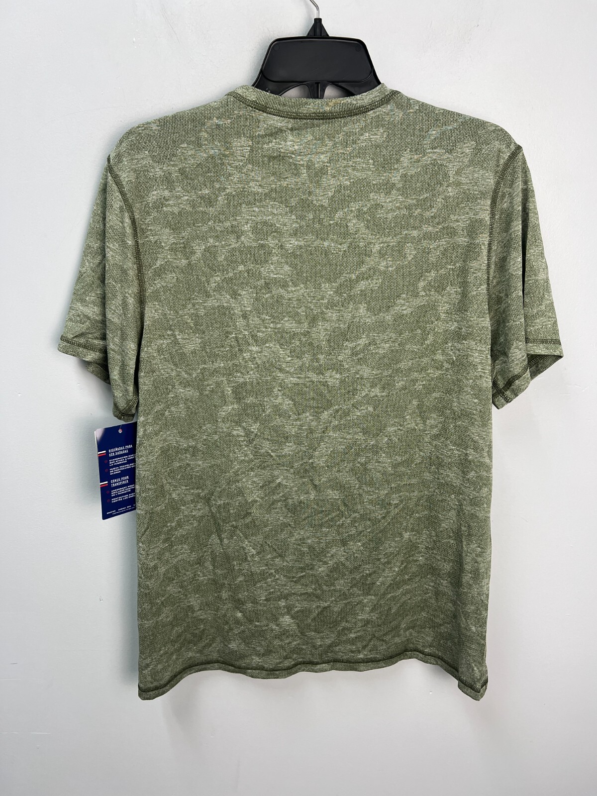 Champion Sz Medium Green Camo AOP Sport Tee Men’s Anti-Odor Wicking