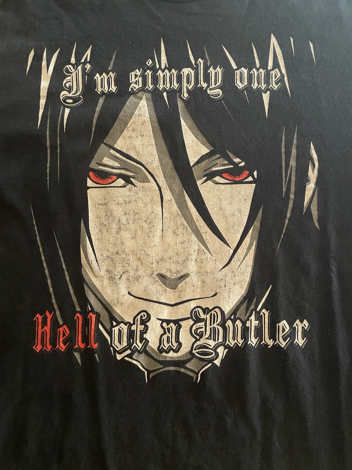 Vintage Y2K Black Butler Shirt Xl