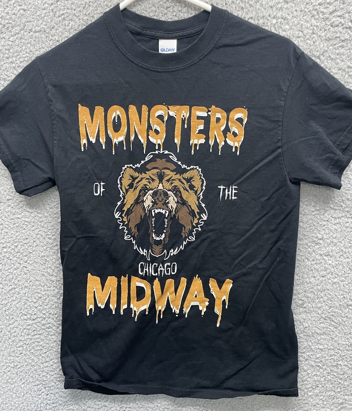 🔥 Chicago Bears • Monster Of The Midway • T Shirt • Gildan • NFL • Size S