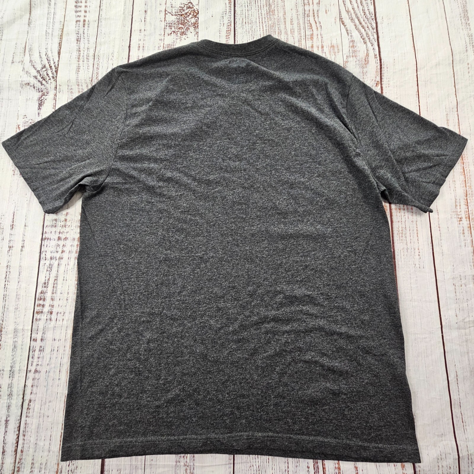 Jerzees Gray Short Sleeve Cotton Blend T-Shirt Men’s L
