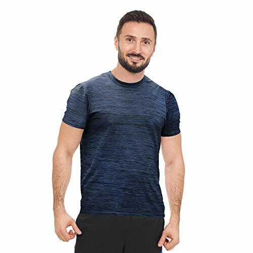 Men’s Dry-Fit Active Athletic Crew Neck T Shirts Running Workout