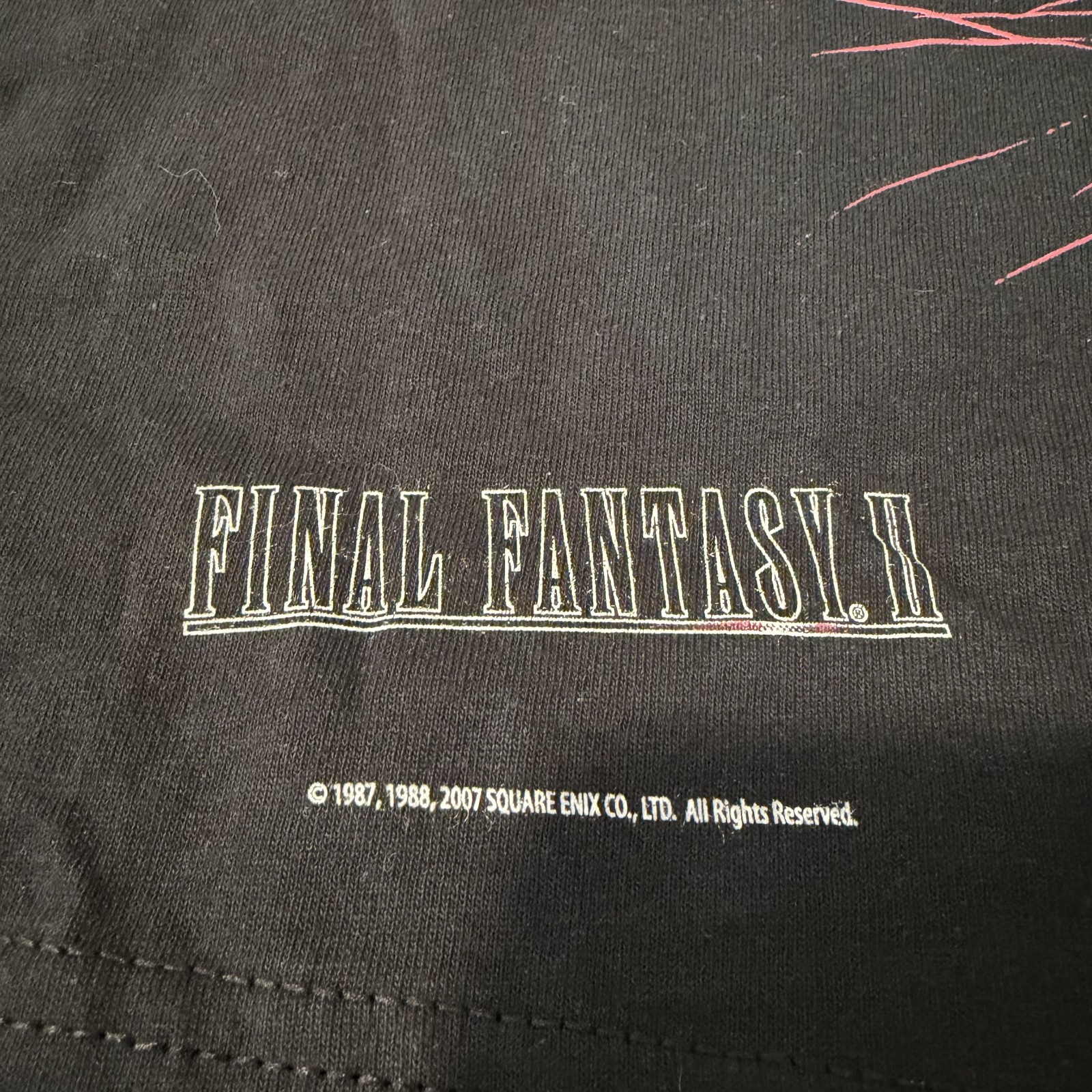Final Fantasy II Playstation PSP Launch Promo T Shirt Size Large Square Enix