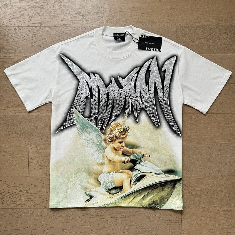 Mixed Emotion Little Angel Series Loose T-Shirt