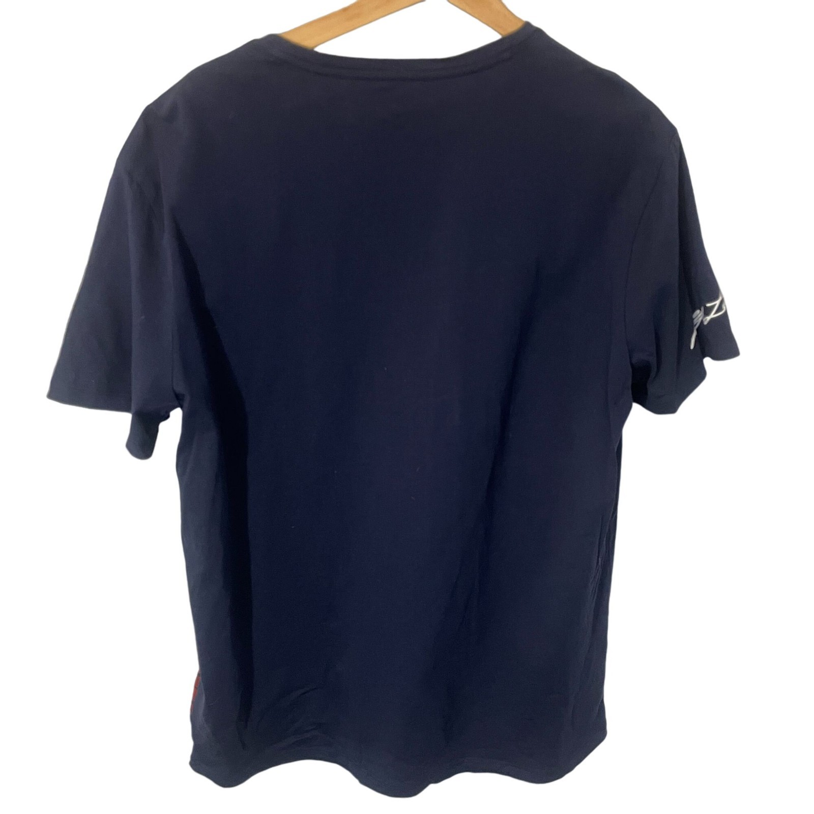 Polo Ralph Lauren Pixel Dot Polo Pony Print Tee Mens L Blue Red Streetwear Logo